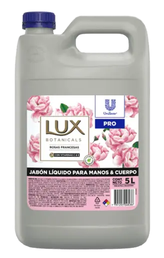 Jabón Líquido Original Lux para Manos y Cuerpo por 5 Litros - Rosas