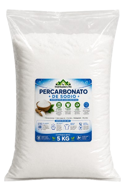 Percarbonato de Sodio 5 Kg – Quitamanchas Oxígeno Activo para Ropa y Hogar