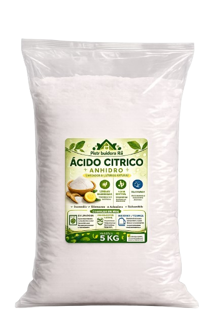 Ácido Cítrico Anhidro 5 Kg – Desincrustante y Removedor de Sarro