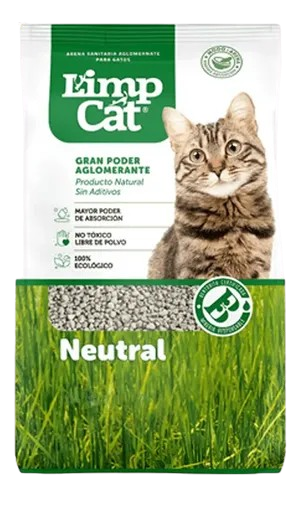 Arena Sanitaria Para Gatos LimpCat Aglomerante 5kg | Distribuidora RG