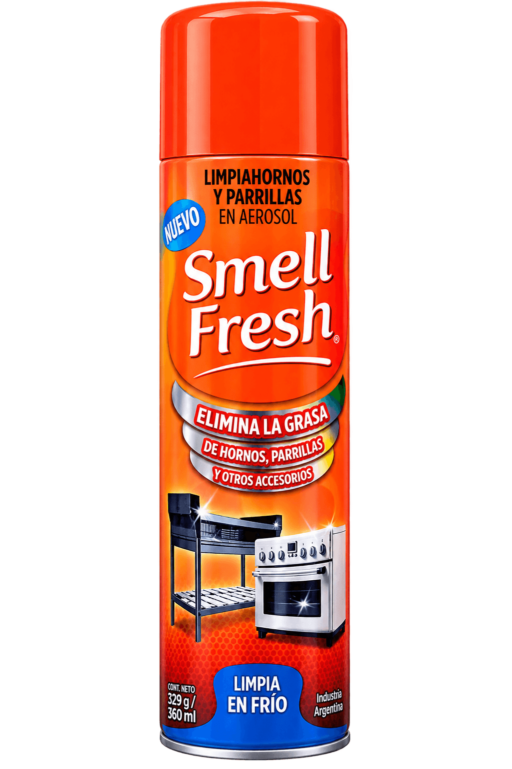 Limpiador de Hornos y Parrillas Smell Fresh Aerosol 360 ml