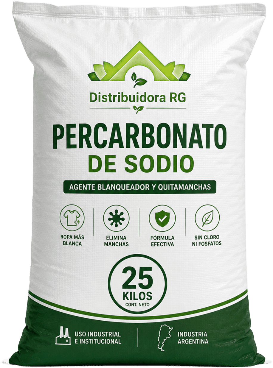 Percarbonato de Sodio RG 25 kg | Oxígeno Activo - Uso Industrial e Institucional