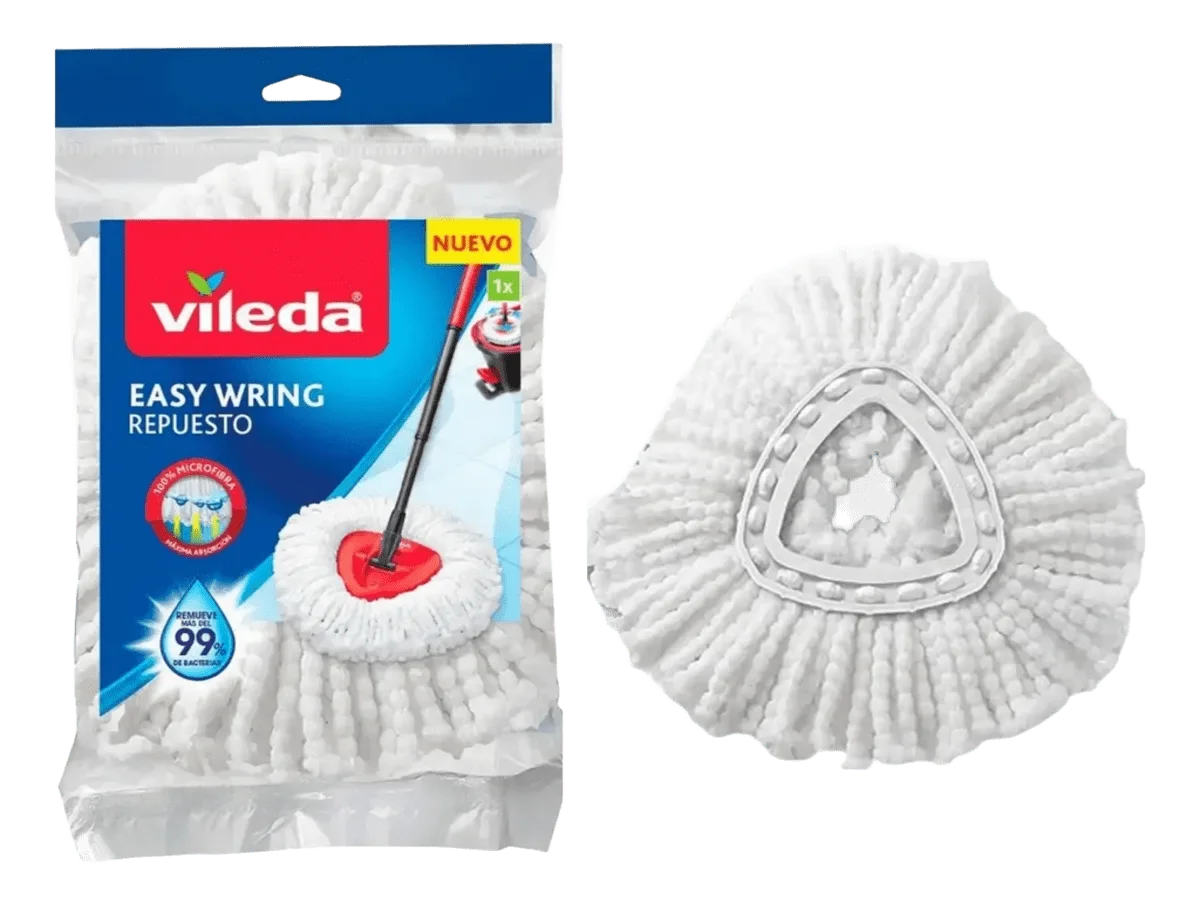Repuesto de mopa microfibra para SET VILEDA EASY WRING & CLEAN