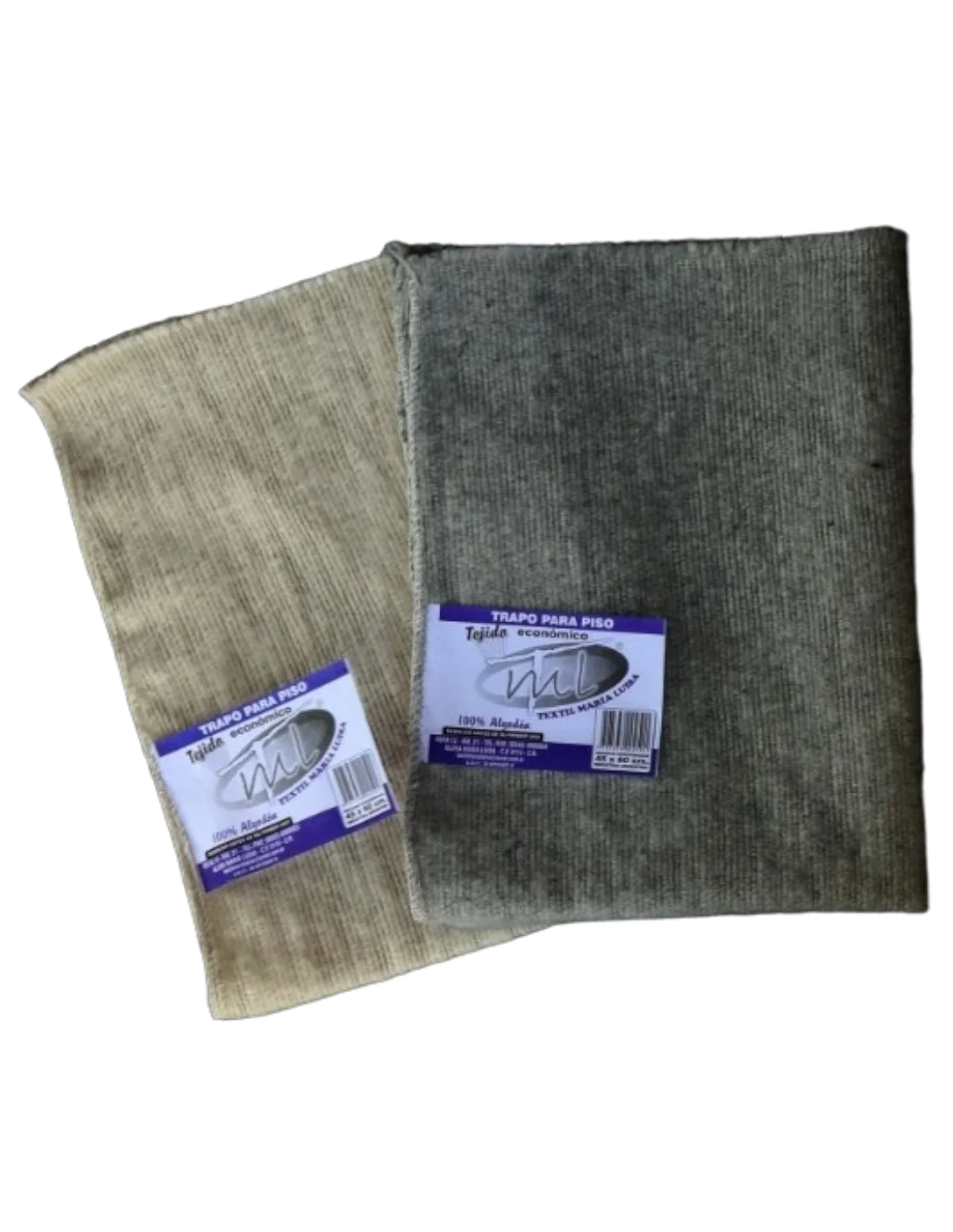 Trapo Para piso 45 por 60cm gris ml - María Luisa