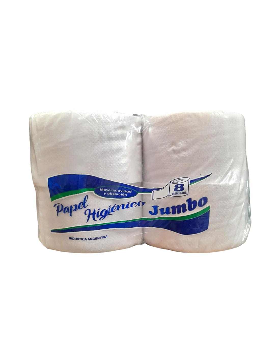 Papel Higiénico blanco Premium Cono Chico 8 por 300 (La Ind)