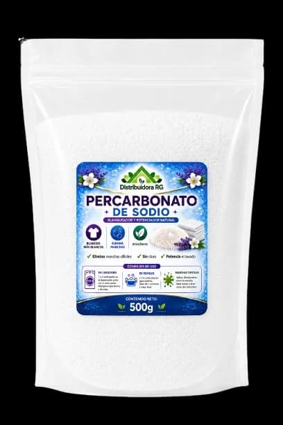 Percarbonato De Sodio 500gr. | Oxígeno Activo Para Limpieza Y Quitamanchas