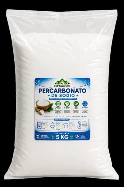 Percarbonato de Sodio 5 Kg – Quitamanchas Oxígeno Activo para Ropa y Hogar