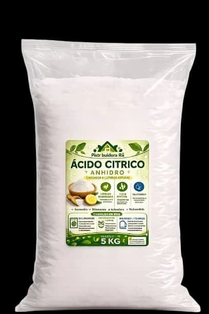 Ácido Cítrico Anhidro 5 Kg – Desincrustante y Removedor de Sarro