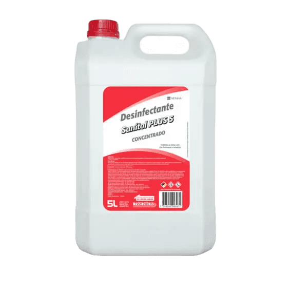 Desinfectante Sanitol Plus 5 x 5L Concentrado 1:70 - Wassington