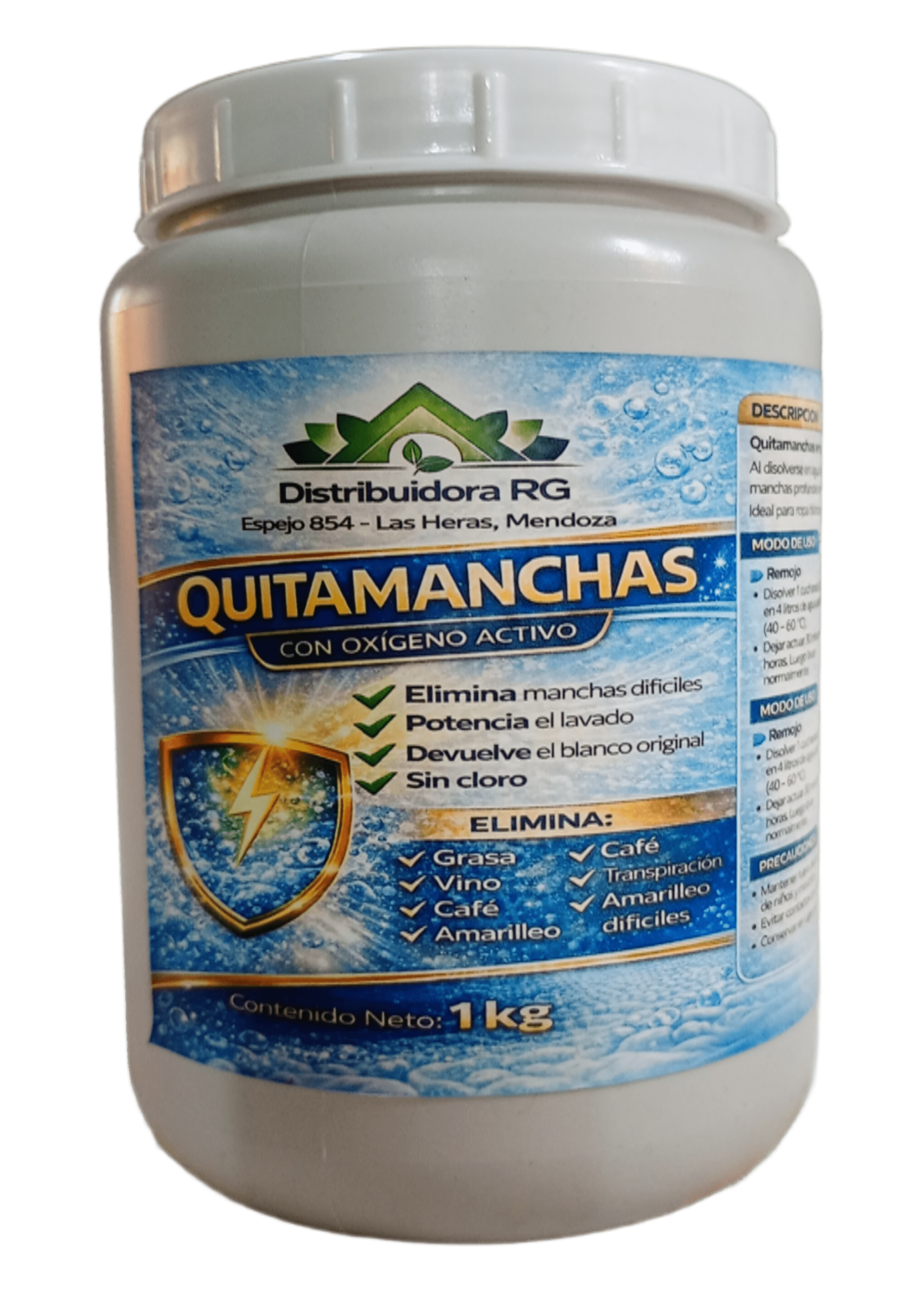Quitamanchas con oxígeno activo 1 kilogramo