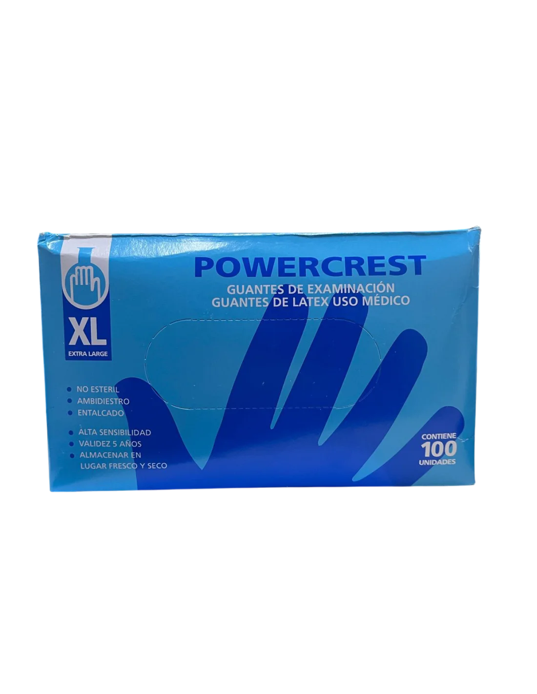 Caja de 100 unidades guante LATEX "S, M, L"