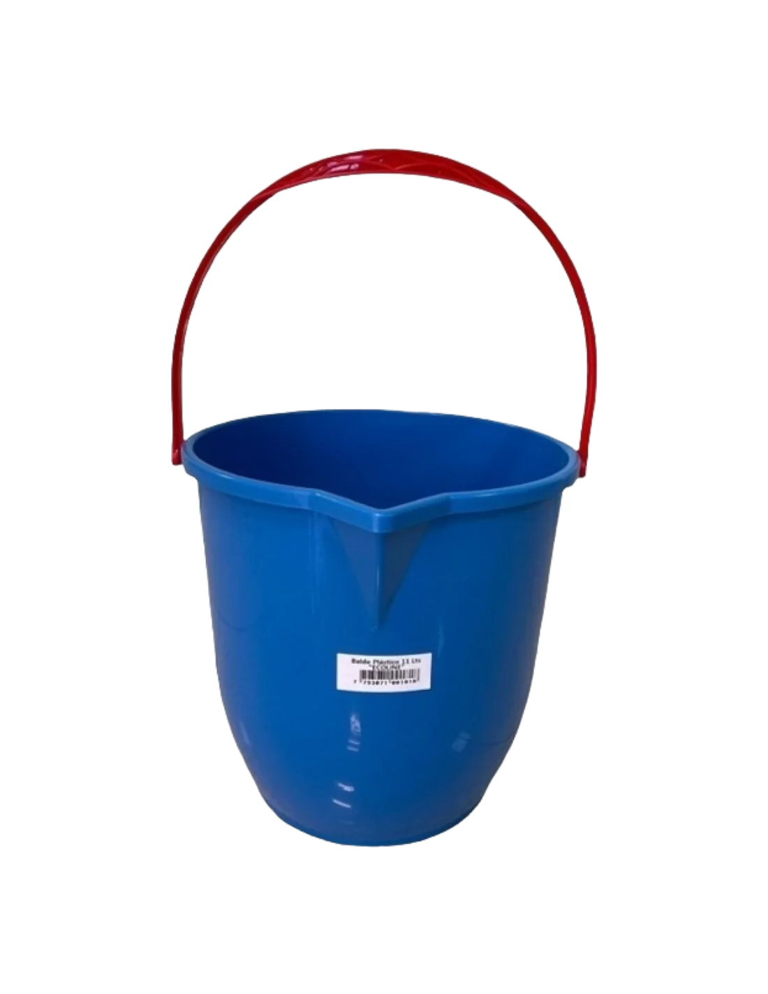 Balde Redondo 11 litros con manija plastica eco - Colores
