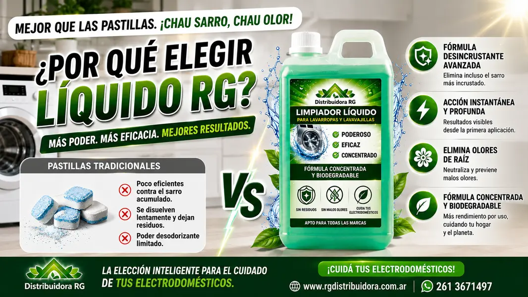 Líquido Lavarropas y Lavavajillas RG
